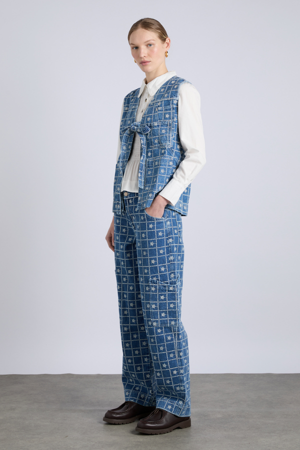 Damson Madder Dilly Vest - Broderie