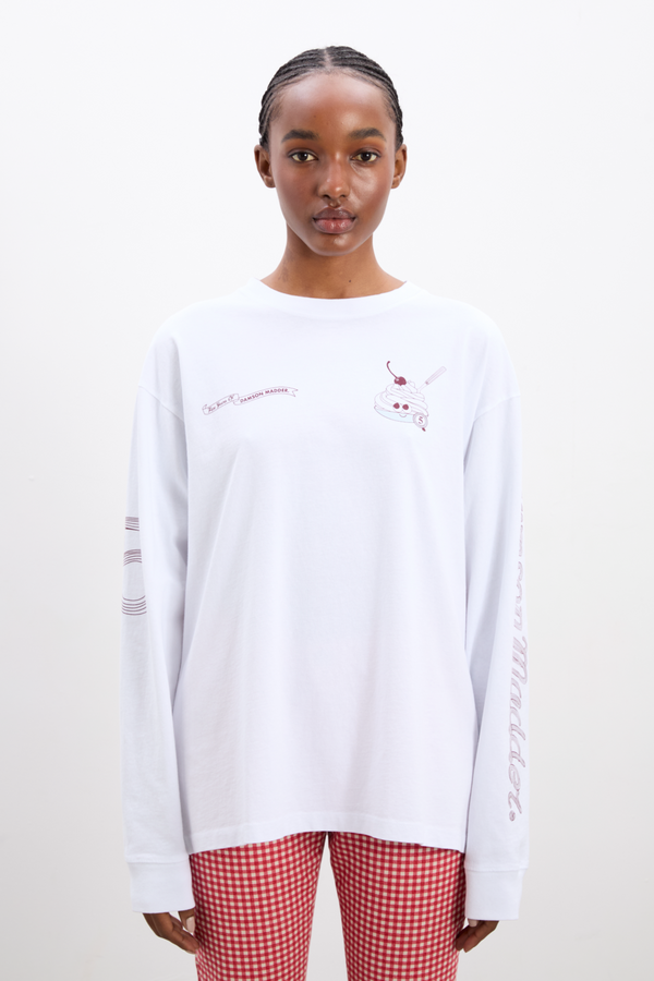 Damson Madder Dm 5 Long Sleeve Tee