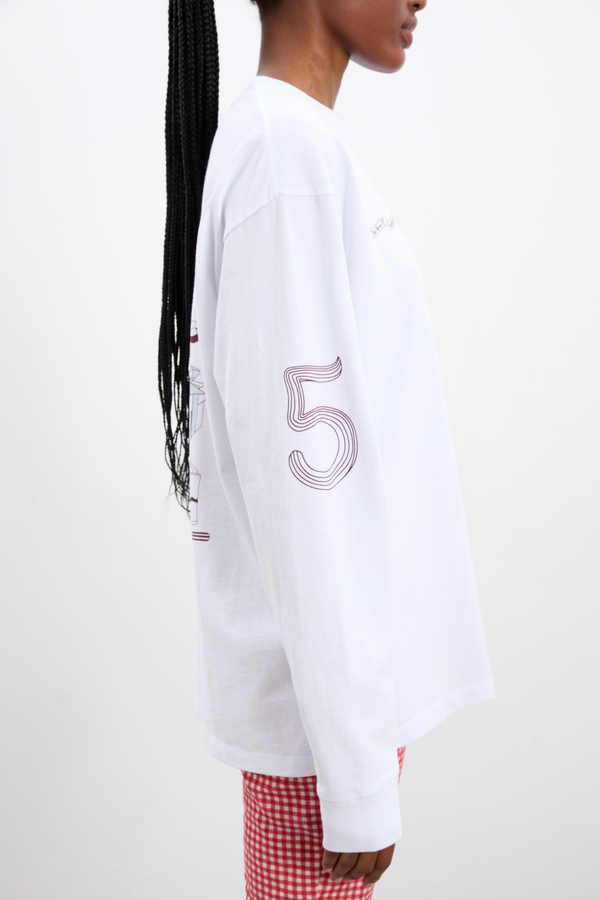 Damson Madder Dm 5 Long Sleeve Tee