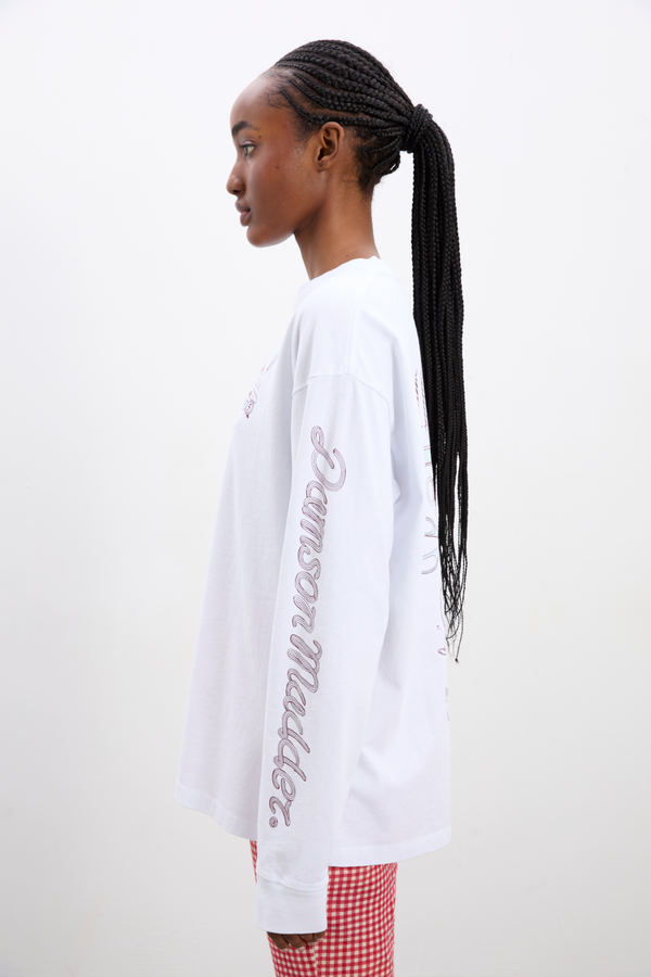 Damson Madder Dm 5 Long Sleeve Tee