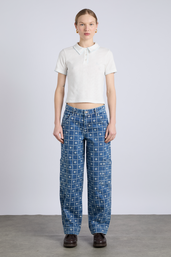 Damson Madder Drew Jeans - Broderie