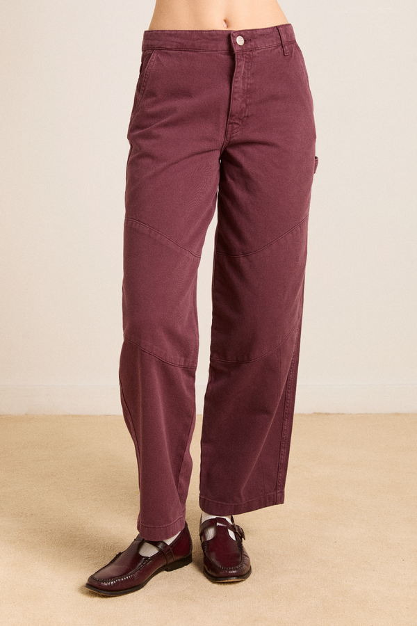 Damson Madder Drew Jeans - Burgundy