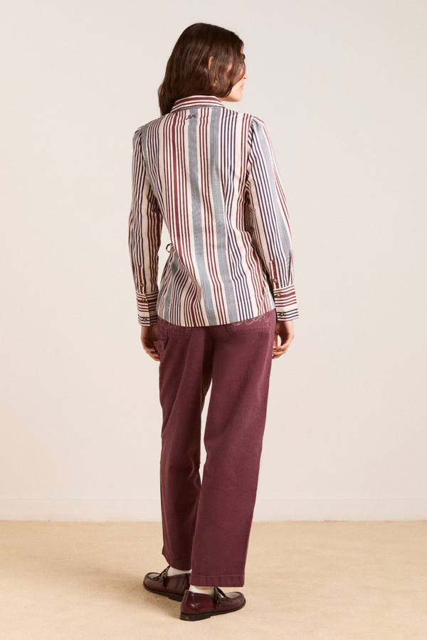 Damson Madder Drew Jeans - Burgundy