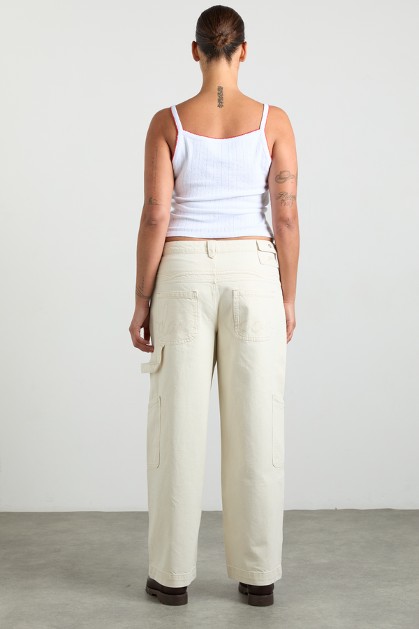 Damson Madder Drew Jeans - Ecru