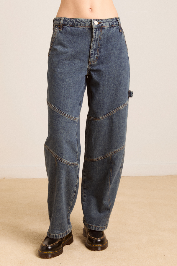 Damson Madder Drew Jeans - Vintage Wash