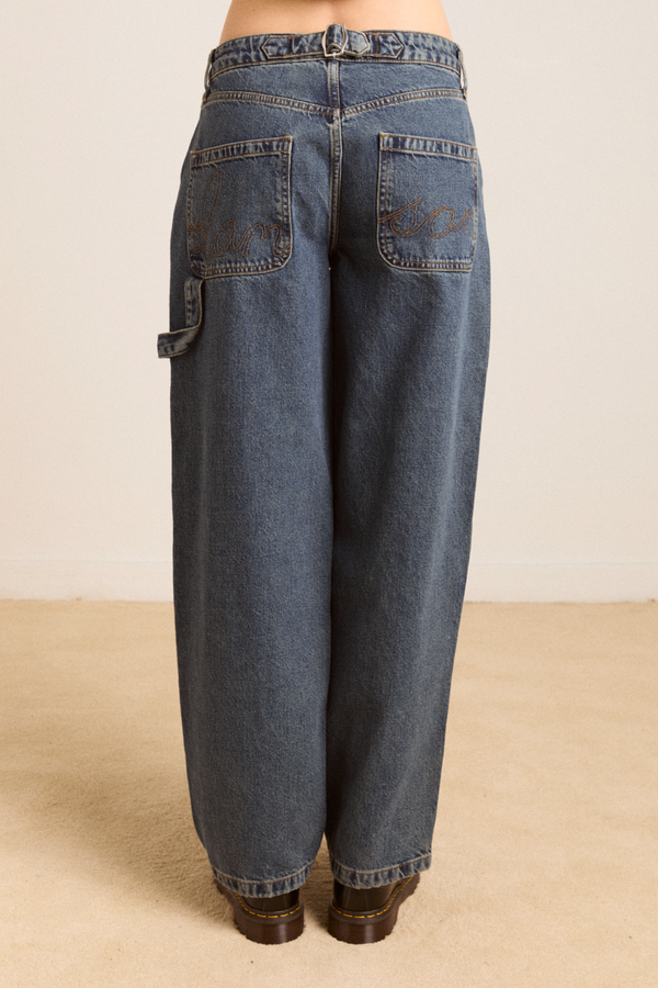 Damson Madder Drew Jeans - Vintage Wash