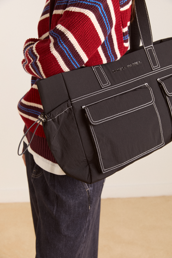 Damson Madder Eliza Techy Tote Bag - Black