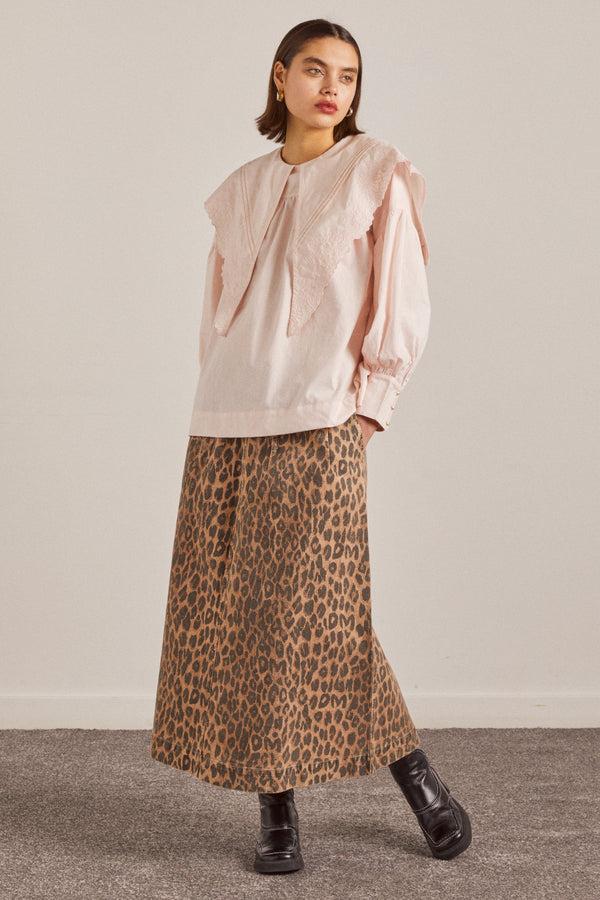 Damson Madder Embroidered Candy Blouse - Pink