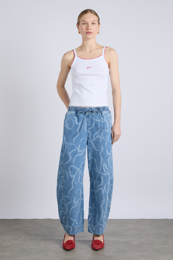 damson madder felix jeans - bow laser