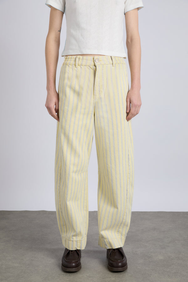 Damson Madder Felix Jeans - Butter Business Stripe
