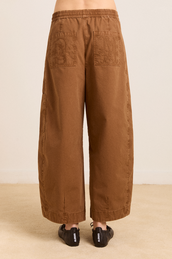 Damson Madder Felix Twill Trouser - Caramel