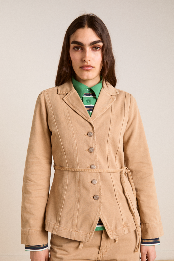 Damson Madder Francie Blazer - Tan