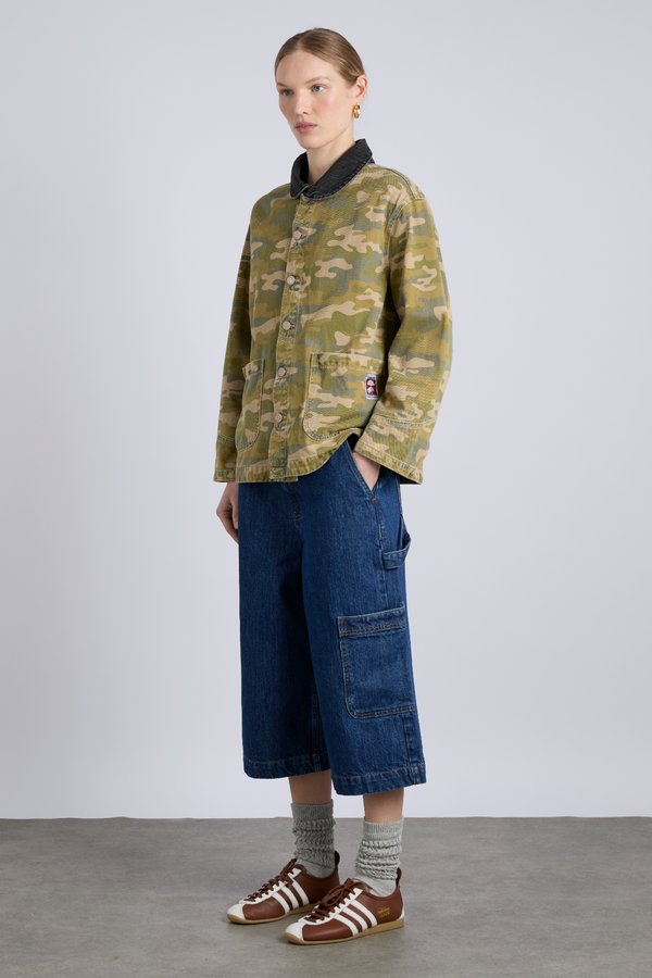 damson madder francis jacket - green camo
