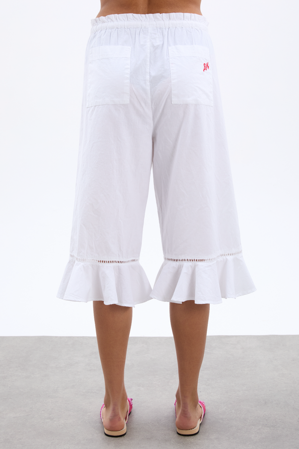 Damson Madder Harling Long Bloomers - White