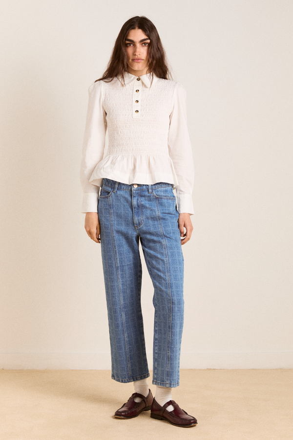 Damson Madder Hazel Shirt White