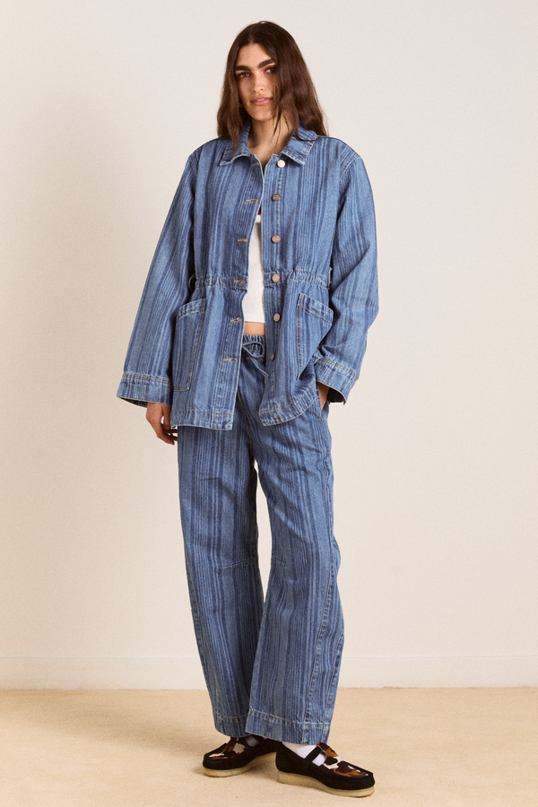 Damson Madder Hera Jacket - Laser Stripe