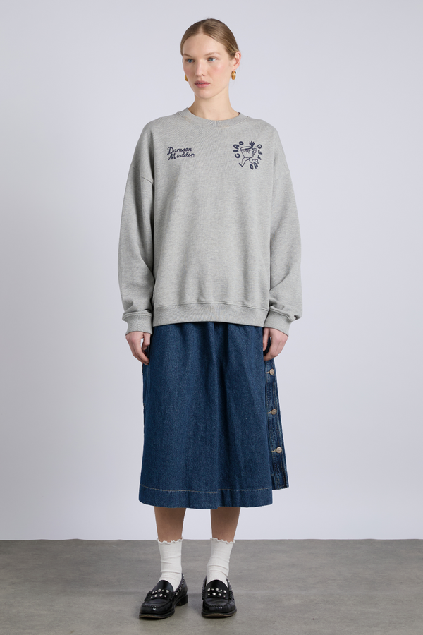 Damson Madder Hollis Midi Skirt - Dallas Wash