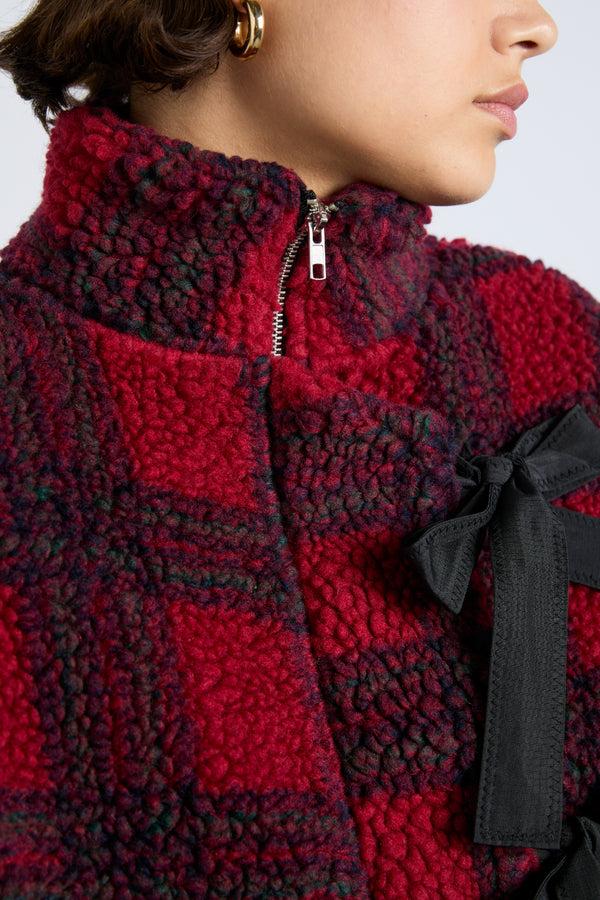 Damson Madder Ingrid Borg Jacket - Red Check