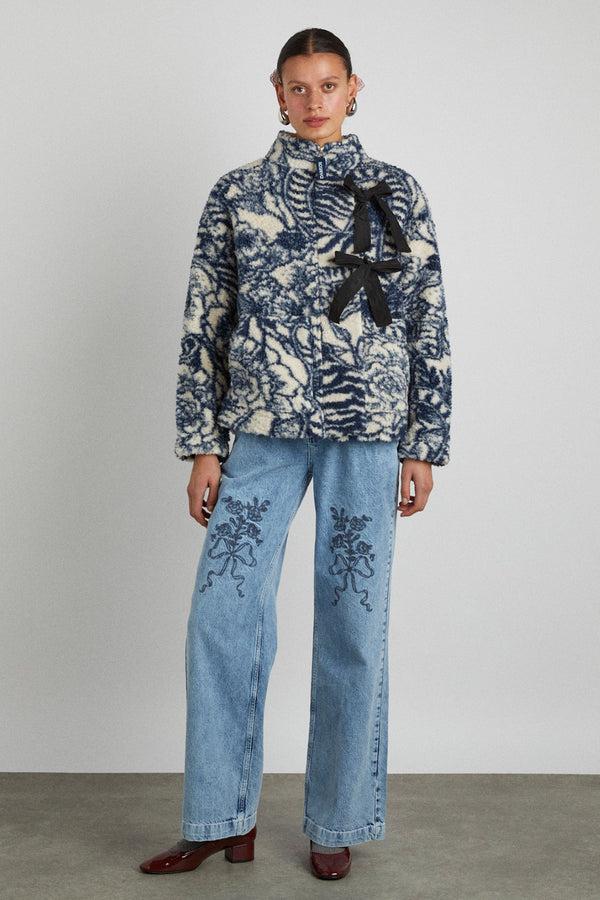 Damson Madder Ingrid Borg Jacket - Vase Print