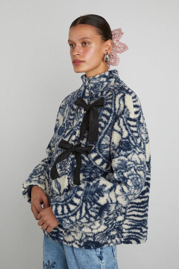Damson Madder Ingrid Borg Jacket - Vase Print