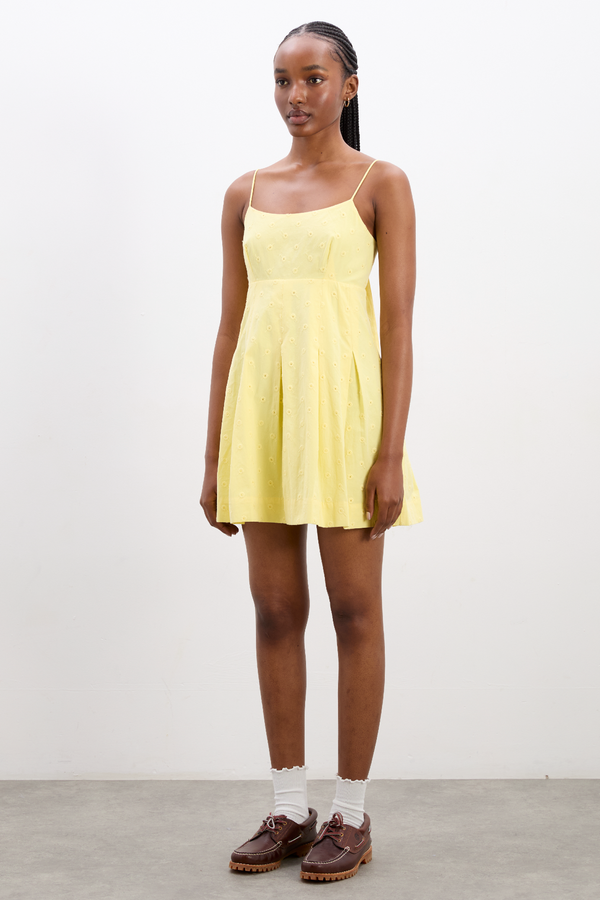 Damson Madder Iris Mini Dress- Butter Broderie