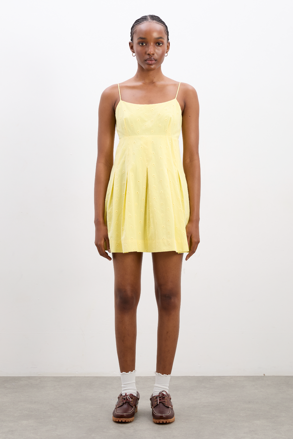 damson madder iris mini dress- butter broderie