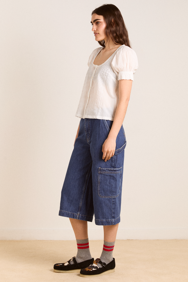 Damson Madder Iza Cullote - Texas Wash