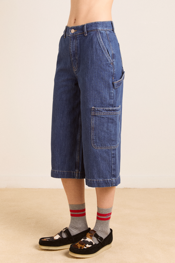 damson madder iza cullote - texas wash