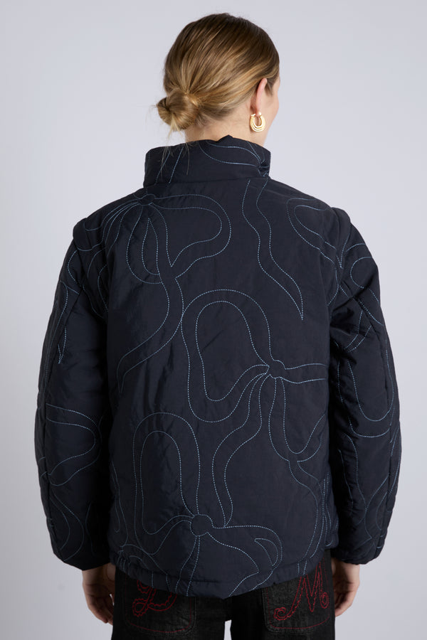 Damson Madder Jennifer Puffer - Bow Stitch