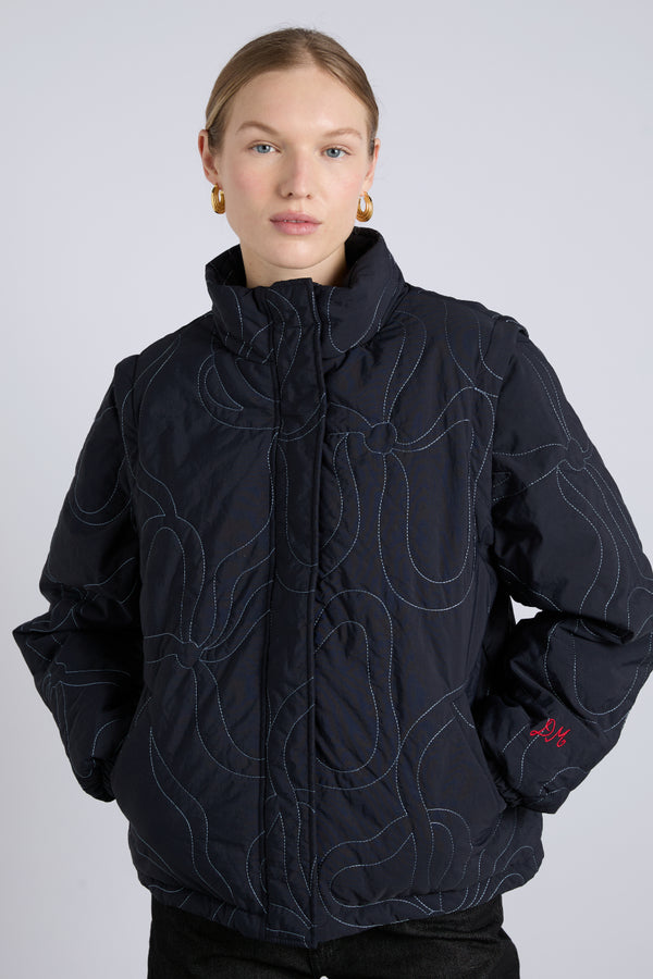 damson madder jennifer puffer - bow stitch