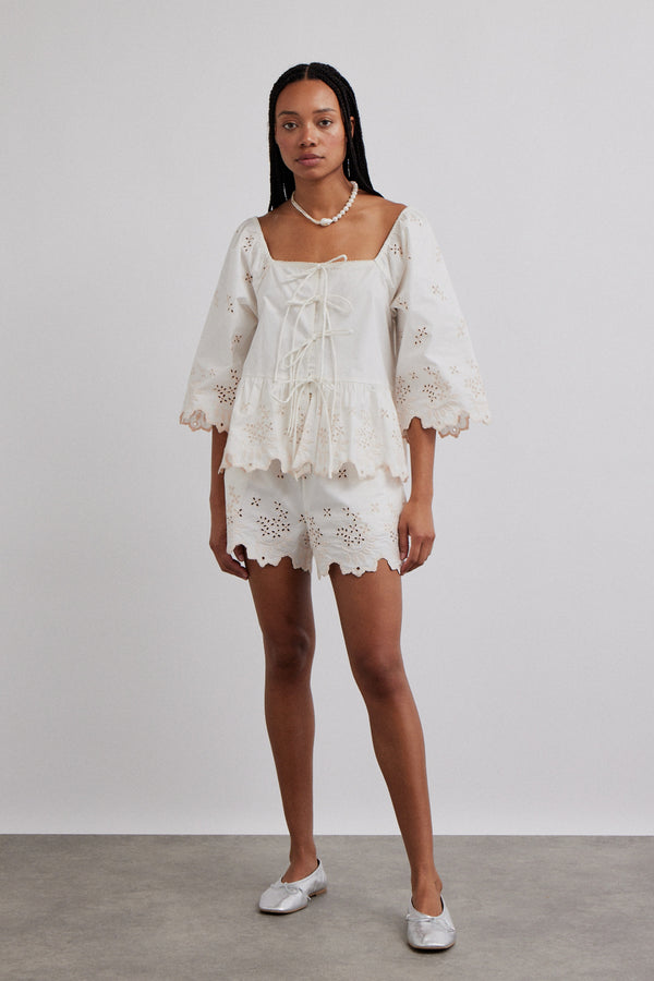 Damson Madder Lana Shorts - Broderie