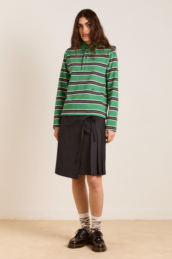 Damson Madder Libby Kilt - Pinstripe