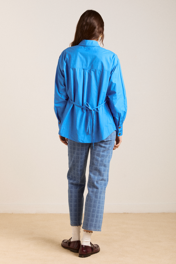Damson Madder Lux Shirt - Blue
