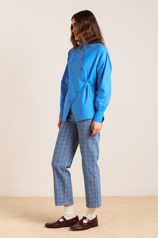 Damson Madder Lux Shirt - Blue