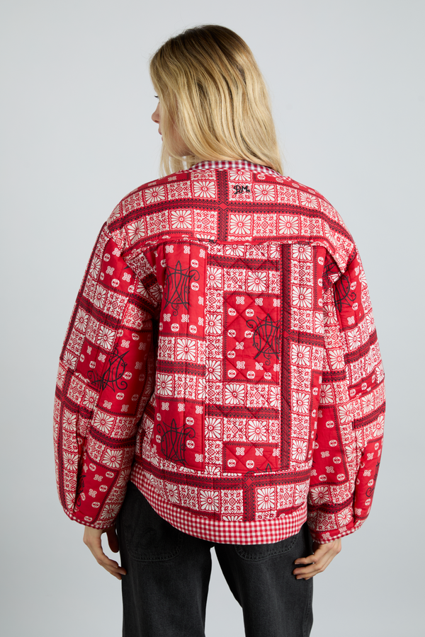 Damson Madder Macy Jacket - Red Bandana