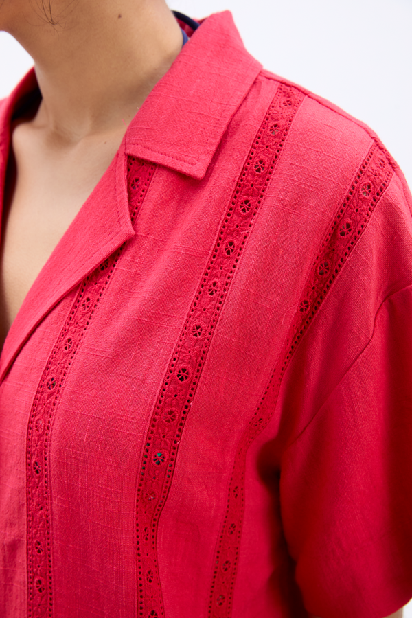 Damson Madder Martina Shirt - Red