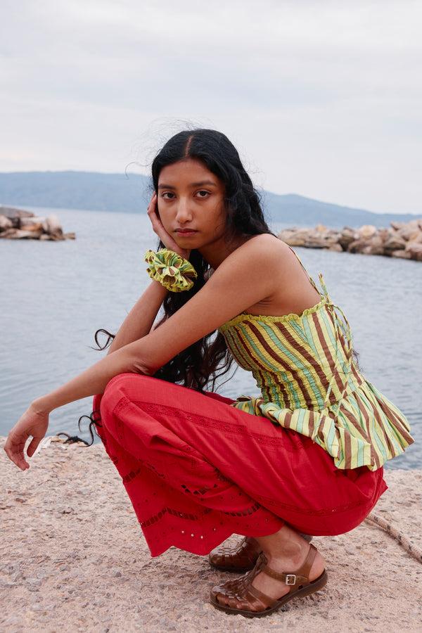 Damson Madder Martina Trousers - Red