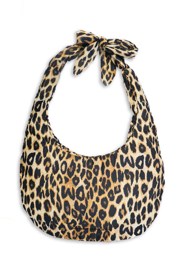 damson madder minimal quinn bag in leopard print