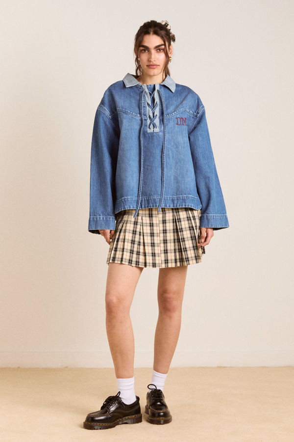 Damson Madder Moffy Mini Kilt - Butter Check