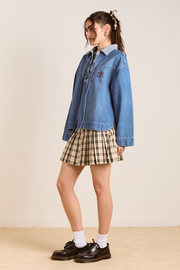 Damson Madder Moffy Mini Kilt - Butter Check
