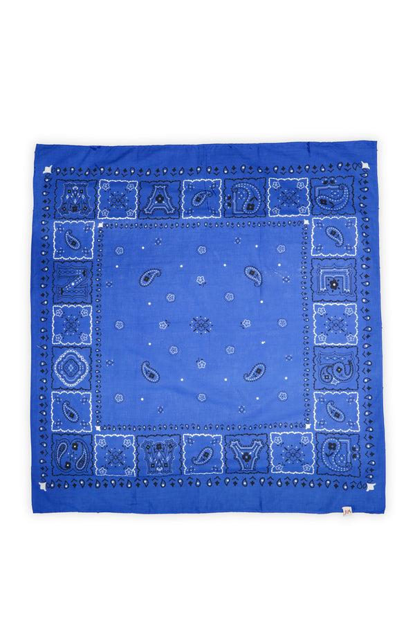 Damson Madder Multi Use Bandana - Blue Paisley