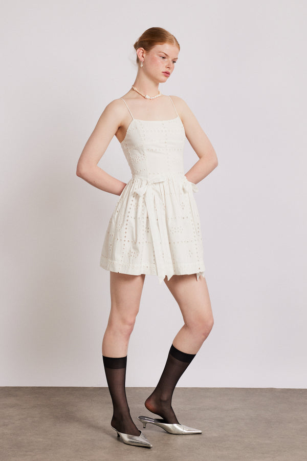 Damson Madder Penelope Mini - White Broderie