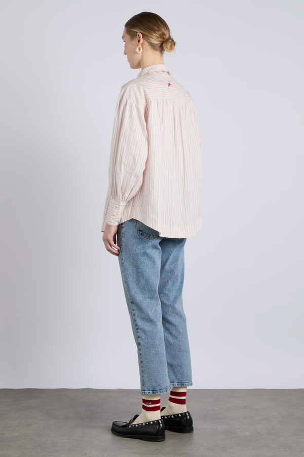 Damson Madder Phoebe Shirt - Apricot Business