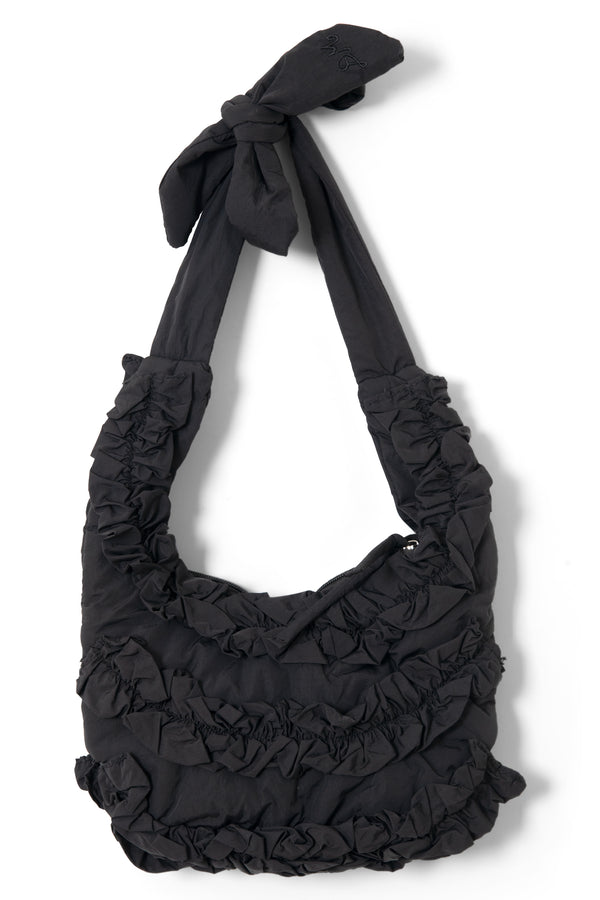 Damson Madder Quinn Slouchy Bag In Black