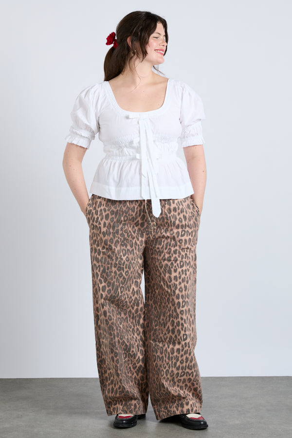 Damson Madder Rafe Pant - Leopard