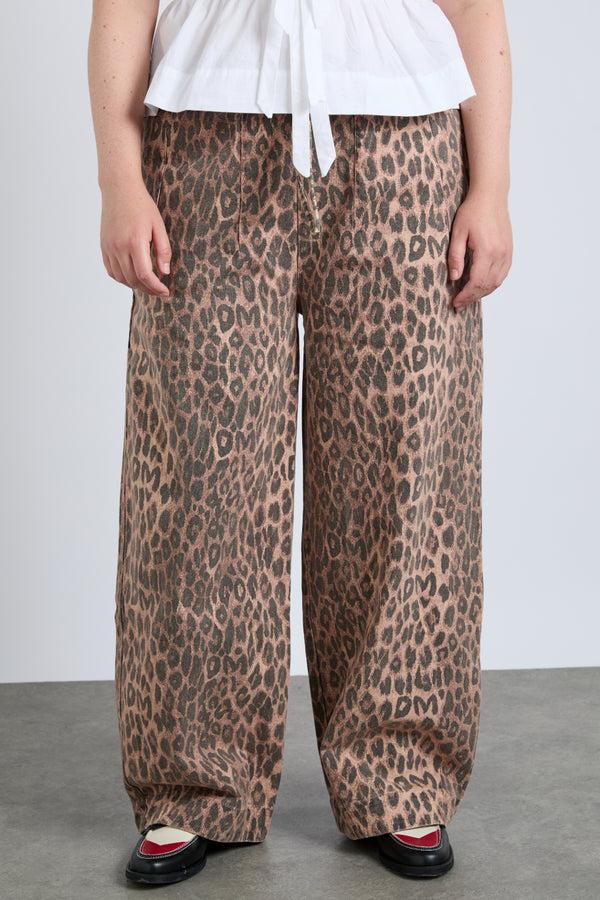Damson Madder Rafe Pant - Leopard