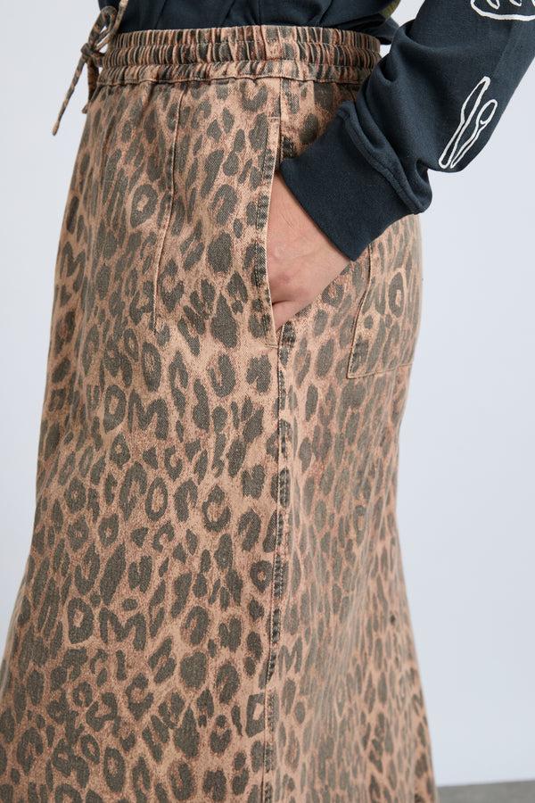 Damson Madder Rafe Skirt - Leopard