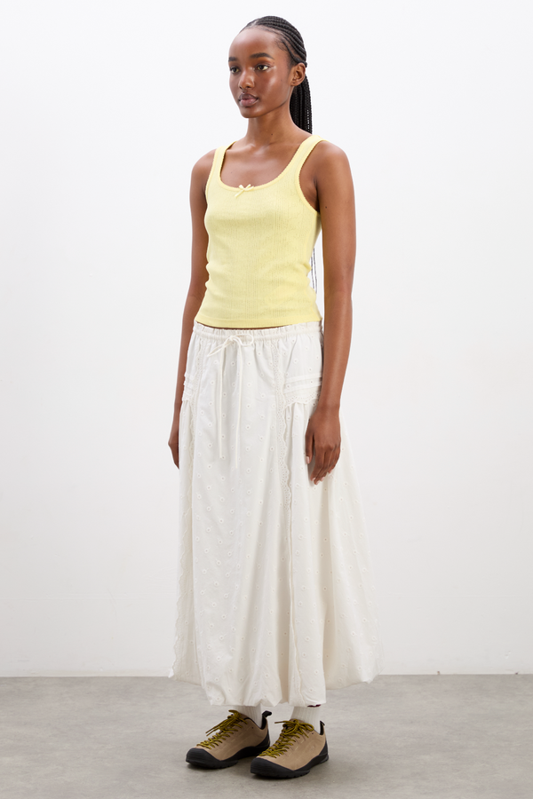 Damson Madder Salome Pointelle Cami - Butter