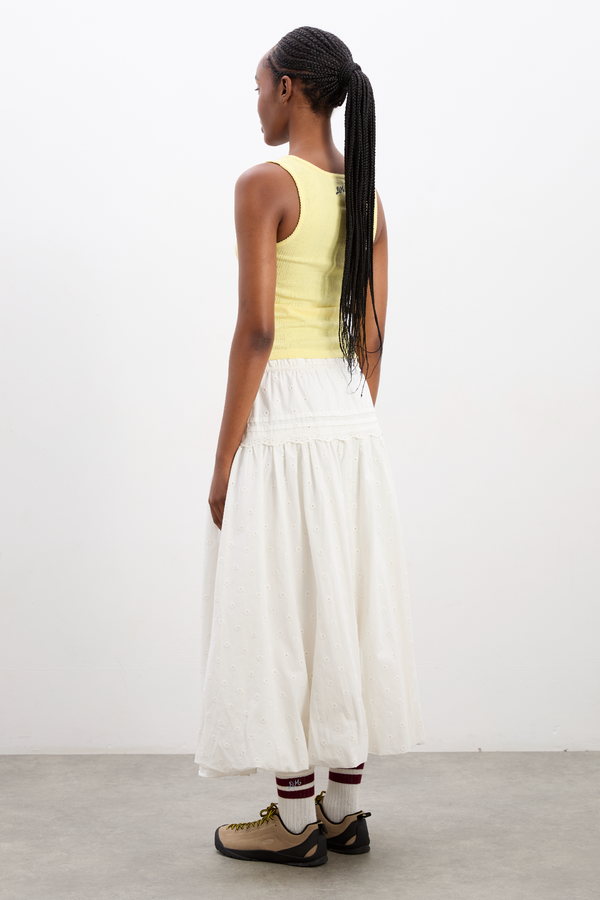 Damson Madder Salome Pointelle Cami - Butter