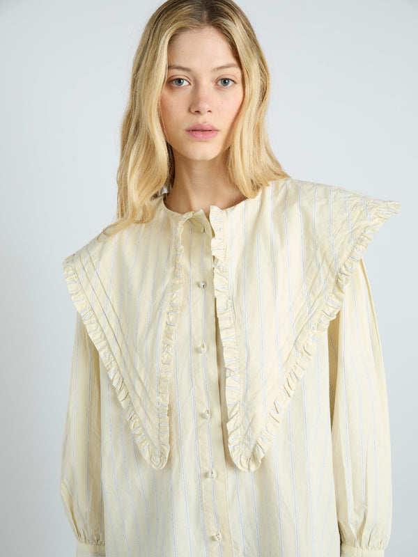 Damson Madder Sandy Ruffle Blouse - Butter Business